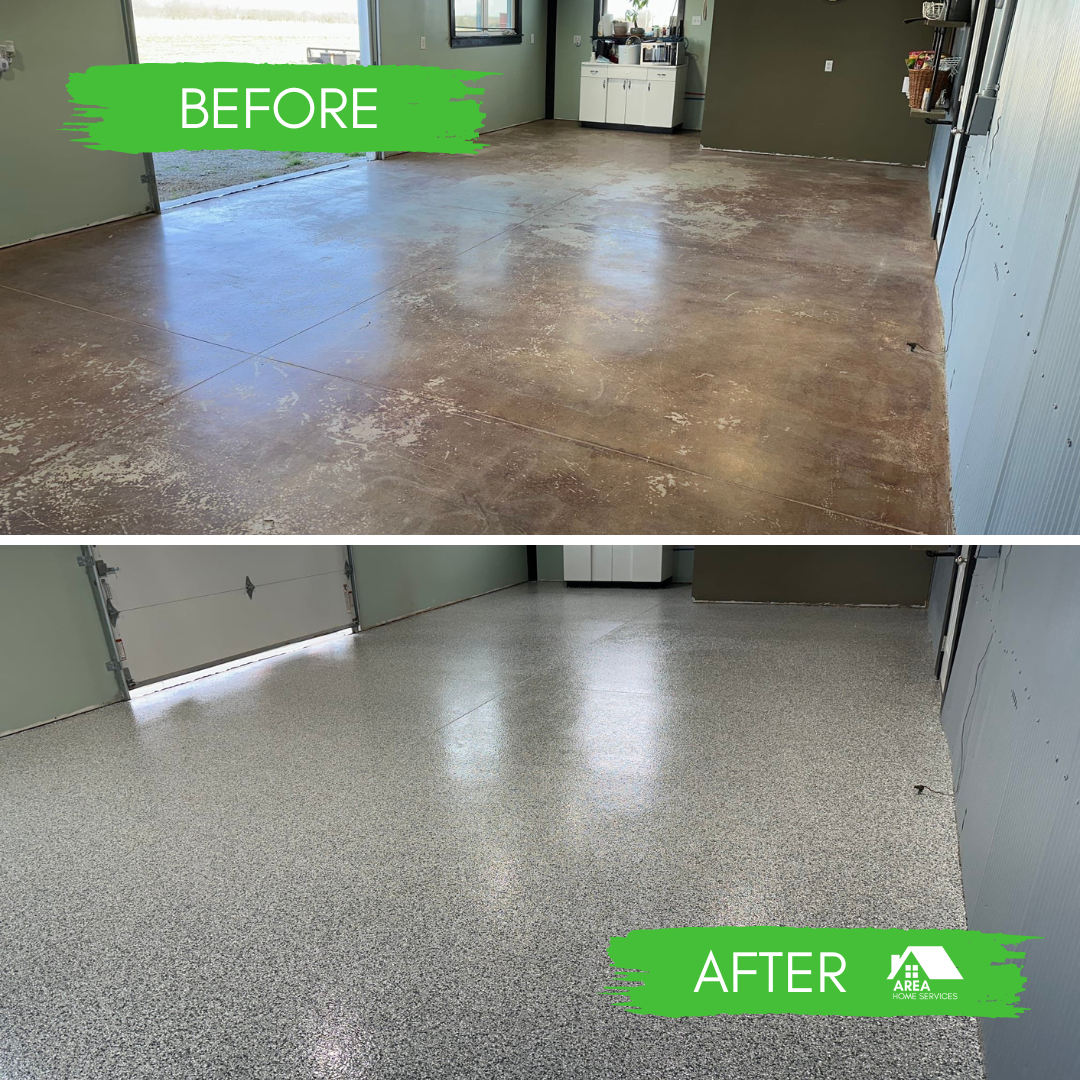 Garage Shop Floor Concrete Coating Photo
