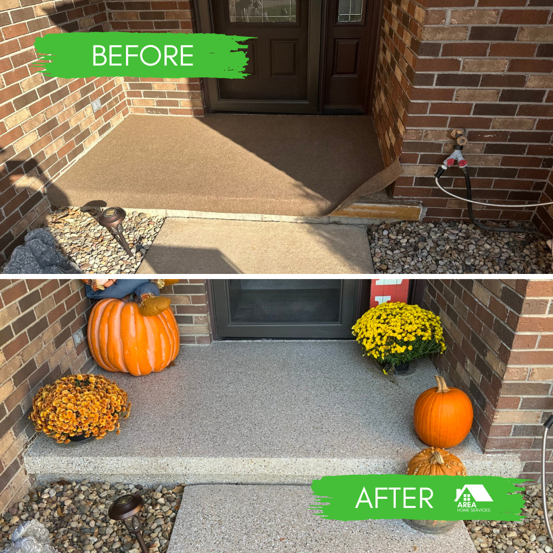 Front Porch Concrete Coating Photo