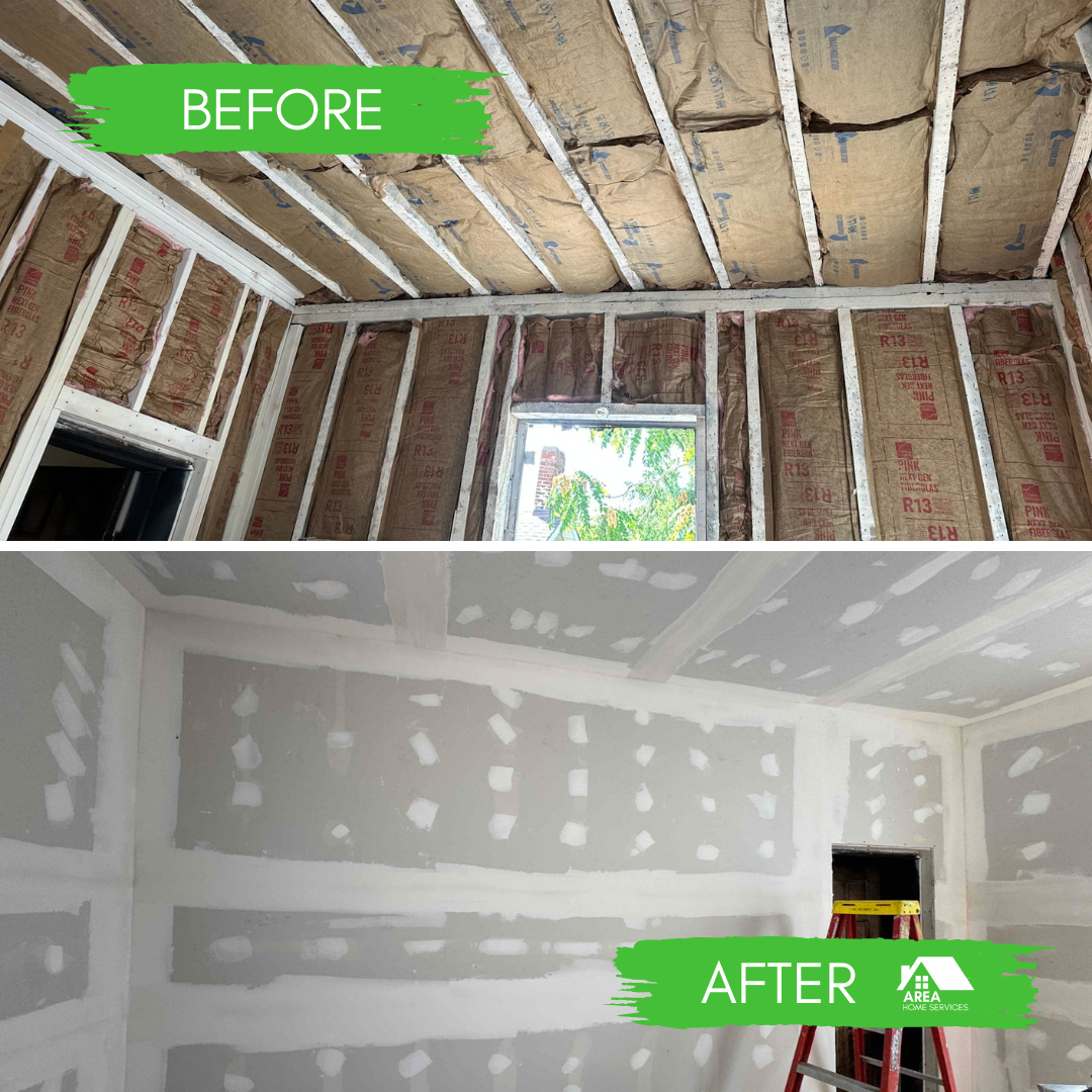 Framing, Insulation, Drywall & Fresh Coat of Mud Photo
