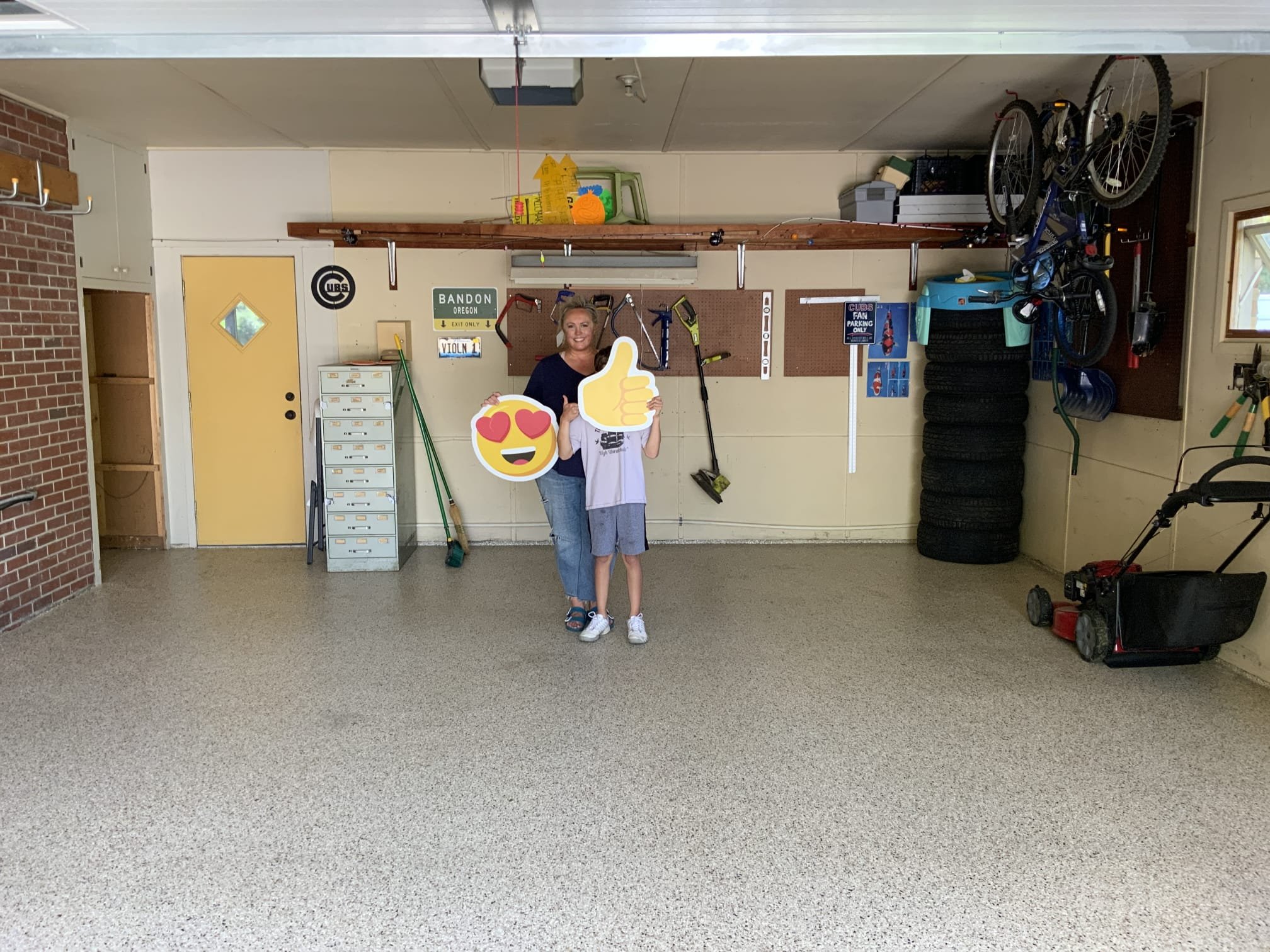 Garage Floor Concrete Coating Photo