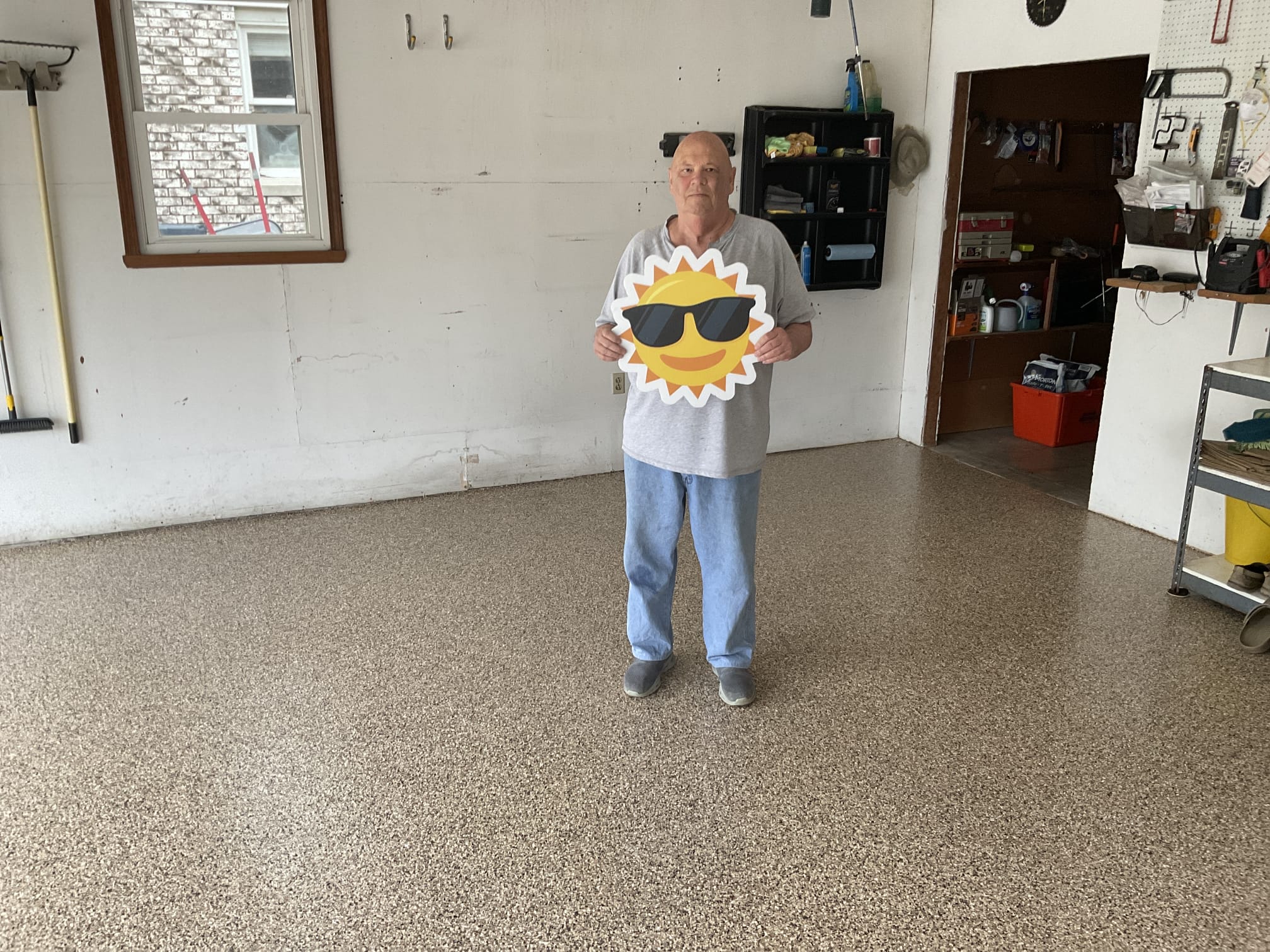 Garage Floor Concrete Coating Photo